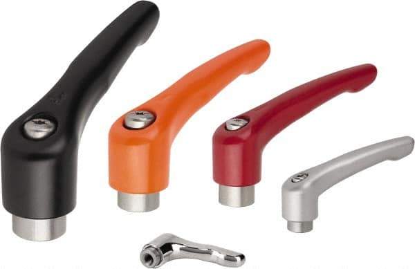 KIPP - M16, Zinc Threaded Hole Adjustable Clamping Handle - 126mm OAL, 77.5mm High - Americas Industrial Supply