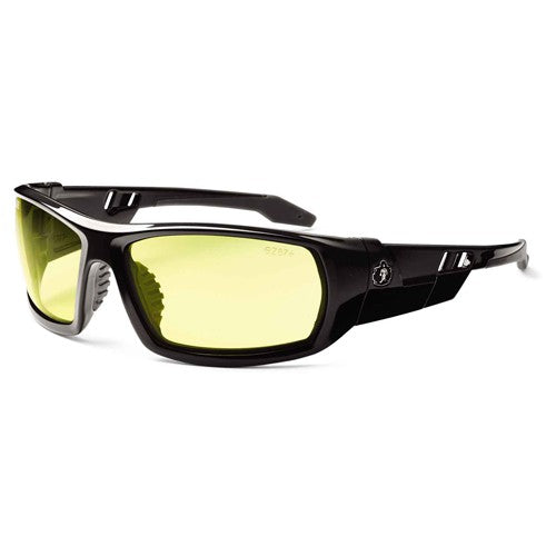 Odin Yellow Lens Black Safety Glasses - Americas Industrial Supply