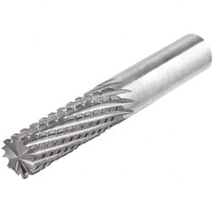 Iscar - 1/2" Diam, 1" LOC, End Mill End, Solid Carbide Diamond Pattern Router Bit - Right Hand Cut, 3" OAL, 1/2" Shank Diam, Use on Carbon Fiber, Composite - Americas Industrial Supply
