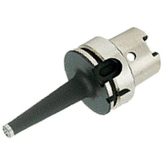 Iscar - HSK100A Taper Shank 16mm Hole End Mill Holder/Adapter - 29mm Nose Diam, 237mm Projection, Through-Spindle Coolant - Exact Industrial Supply