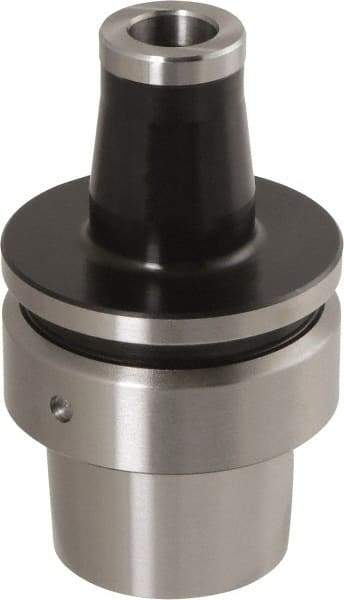 Iscar - HSK50E Taper Shank 12mm Hole End Mill Holder/Adapter - 21mm Nose Diam, 59mm Projection, Through-Spindle Coolant - Exact Industrial Supply