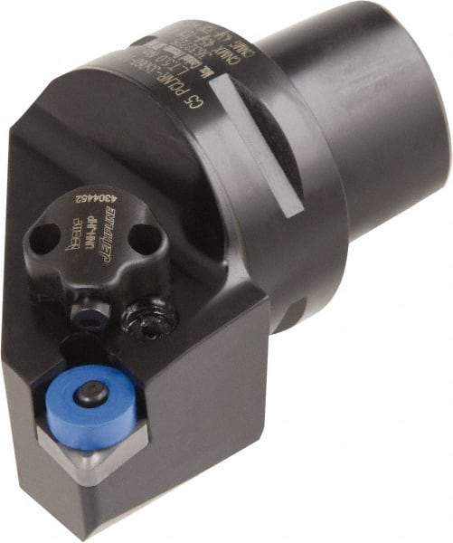 Iscar - Right Hand Cut, Size C5, Various Insert Compatiblity, External Modular Turning & Profiling Cutting Unit Head - 35mm Ctr to Cutting Edge, 60mm Head Length, Through Coolant, Series CAMFIX, Heliturn LD, JetHPLine - Americas Industrial Supply