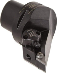 Iscar - Left Hand Cut, Size C5, Various Insert Compatiblity, External Modular Turning & Profiling Cutting Unit Head - 35mm Ctr to Cutting Edge, 60mm Head Length, Through Coolant, Series CAMFIX, Isoturn, JetHPLine - Americas Industrial Supply
