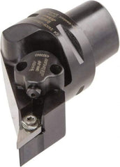 Iscar - Right Hand Cut, Size C4, Various Insert Compatiblity, External Modular Turning & Profiling Cutting Unit Head - 27mm Ctr to Cutting Edge, 55mm Head Length, Through Coolant, Series CAMFIX, Isoturn, JetHPLine - Americas Industrial Supply