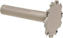 Iscar - Shank Connection, 7/8" Depth of Cut, 2-1/2" Cutter Diam, 5 Tooth Indexable Slotting Cutter - 3/4" Shank Diam, ETS-LN08 Toolholder, LNET 08 Insert, Right Hand Cutting Direction - Americas Industrial Supply