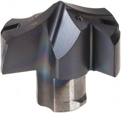 Iscar - Series HCP-IQ, 19mm Diam Grade IC908 Replaceable Drill Tip - Carbide, TiAlN/TiN Finish, 19 Seat Size - Americas Industrial Supply