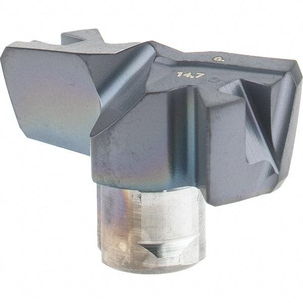 Iscar - Series FCP, 14.71mm Diam Grade IC908 Replaceable Drill Tip - Carbide, TiAlN/TiN Finish, 14 Seat Size - Americas Industrial Supply