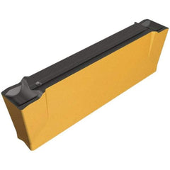 Iscar - DGN3102 MF IC5400 Grade, 0.1181" Cutting Width, Carbide Cutoff Insert - Neutral Lead Angle, 0.0079" Cnr Rad, TiN/Al2O3/TiCN Coated, Double End - Americas Industrial Supply
