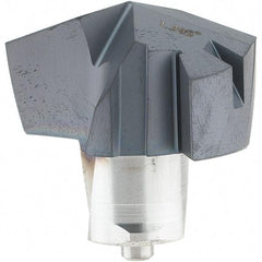 Iscar - Series ICM, 32.89mm Diam Grade IC908 Replaceable Drill Tip - Carbide, TiAlN/TiN Finish, 32 Seat Size - Americas Industrial Supply