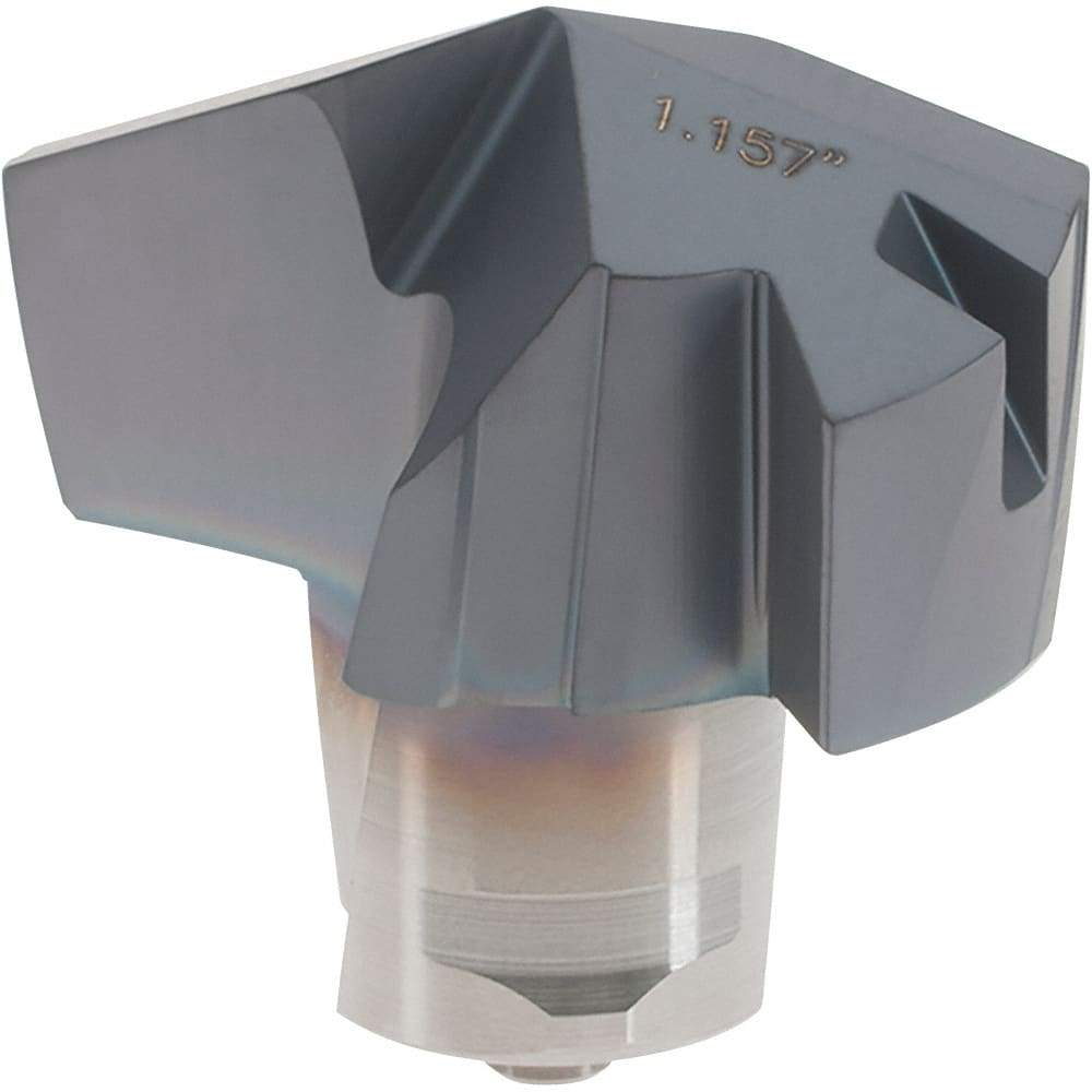 Iscar - Series ICP, 29.39mm Diam Grade IC908 Replaceable Drill Tip - Carbide, TiAlN/TiN Finish, 29 Seat Size - Americas Industrial Supply