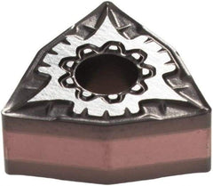Iscar - WNMG331 F3M Grade IC6015 Carbide Turning Insert - TiCN/Al2O3/TiN Finish, 80° Trigon, 3/8" Inscr Circle, 3/16" Thick, 1/64" Corner Radius - Americas Industrial Supply