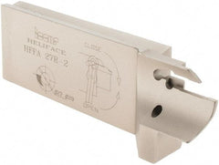 Iscar - 2mm Groove Width, 14mm Max Depth of Cut, Right Hand Cut, HFFA Indexable Grooving Blade - HFPN Insert Style, Series Heliface - Americas Industrial Supply