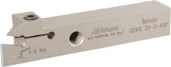 Iscar - GHD, External, Right Hand, 9mm Max Depth of Cut, 2.8 to 4mm Groove Width, Indexable Grooving Tool Holder - GI.., GPV, TIP Insert Compatibility, 20mm Shank Height, 20mm Shank Width, 120mm OAL, Through Coolant - Americas Industrial Supply
