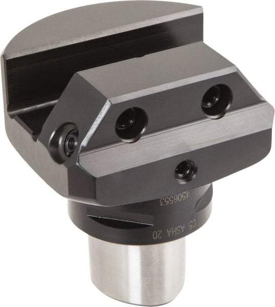 Iscar - 58mm Head Length, Modular Grooving Blade Holder Head - Neutral Cut, System Size C5, Through Coolant, Series CAMFIX - Americas Industrial Supply