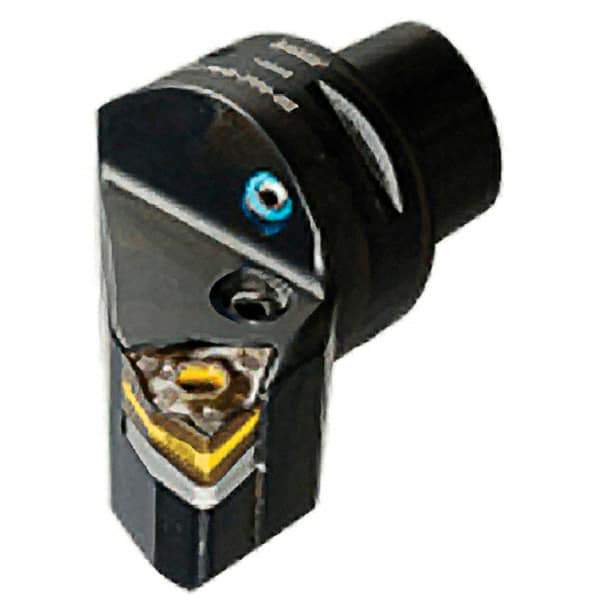 Iscar - Left Hand Cut, Size C5, Various Insert Compatiblity, External Modular Turning & Profiling Cutting Unit Head - 25mm Ctr to Cutting Edge, 60mm Head Length, Through Coolant, Series CAMFIX & Heliturn LD - Americas Industrial Supply