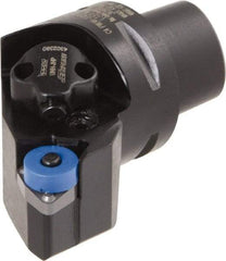 Iscar - Right Hand Cut, Size C4, Various Insert Compatiblity, External Modular Turning & Profiling Cutting Unit Head - 27mm Ctr to Cutting Edge, 50mm Head Length, Through Coolant, Series CAMFIX, Heliturn LD, JetHPLine - Americas Industrial Supply