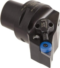 Iscar - Left Hand Cut, Size C5, Various Insert Compatiblity, External Modular Turning & Profiling Cutting Unit Head - 35mm Ctr to Cutting Edge, 60mm Head Length, Through Coolant, Series CAMFIX, Isoturn, JetHPLine - Americas Industrial Supply