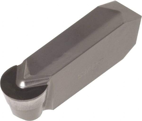 Iscar - 8040CBDGIDA Grade ID5, 8mm Cutting Width Diamond Tipped Grooving Insert - 4mm Max Depth of Cut, Neutral, 4mm Corner Radius, Uncoated - Americas Industrial Supply