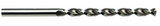 1.25mm Dia. - HSS Parabolic Taper Length Drill-130° Point-Bright - Americas Industrial Supply