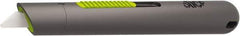 Slice - Retractable Utility Knife - 5.3" Blade, Black Rubber Handle, 1 Blade Included - Americas Industrial Supply