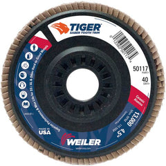 DISC FLAP 4-1/2X7/8 40 GRIT TYPE 29 - Americas Industrial Supply