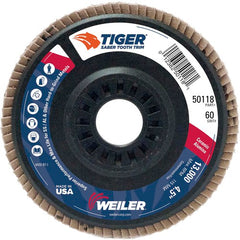 WEILER 4-1/2″ SABER TOOTH CERAMIC - Americas Industrial Supply