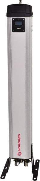 Norgren - 24 CFM at 100 psi Inlet, 19 CFM at 100 psi Outlet, Desiccant Air Dryer - 1/2" NPT Inlet/Outlet x 10.3" Long x 6.7" Wide x 43" High - Americas Industrial Supply