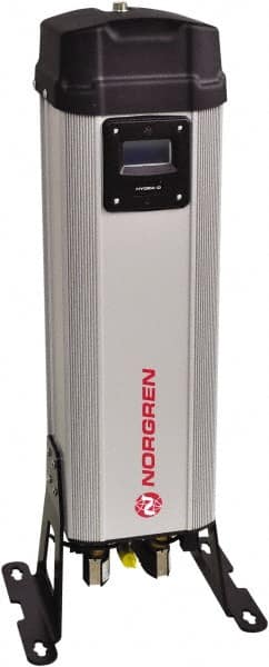 Norgren - 10 CFM at 100 psi Inlet, 8 CFM at 100 psi Outlet, Desiccant Air Dryer - 5/16" NPT Inlet/Outlet x 10.3" Long x 6.7" Wide x 25" High - Americas Industrial Supply