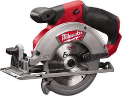 Milwaukee Tool - 12 Volt, 5-3/8" Blade, Cordless Circular Saw - 3,600 RPM, Lithium-Ion Batteries Not Included - Americas Industrial Supply