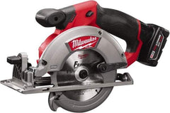 Milwaukee Tool - 12 Volt, 5-3/8" Blade, Cordless Circular Saw - 3,600 RPM, 1 Lithium-Ion Battery Included - Americas Industrial Supply