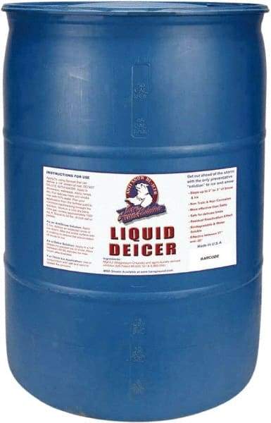 Bare Ground Solutions - 30 Gal Drum Sodium Chloride, Magnesium Chloride, Corn Derived Inhibitor Liquid - Effective to -20°F - Americas Industrial Supply