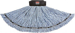 Rubbermaid - Black Head Band, Large Microfiber Loop End Mop Head - Americas Industrial Supply