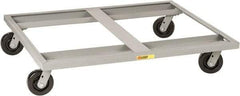 Little Giant - 3,600 Lb Capacity Steel Pallet Dolly - 48" Long x 48" Wide x 9" High, 6" Phenolic Wheels - Americas Industrial Supply