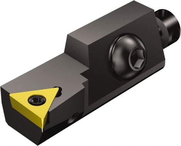 Sandvik Coromant - Series CoroTurn 107, Left Hand, STFCR/L..CA Toolholder Compatibility, TCMT 09 02 04, TCMT 1.8(1.5)1 Insert Compatibility, Indexable Turning Cartridge - Screw Holding Method, 32mm OAL - Americas Industrial Supply