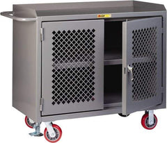 Little Giant - Mobile Service Workbench - Steel, Gray, 48" Long x 24" Deep x 41" High - Americas Industrial Supply