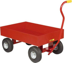 Little Giant - 1,200 Lb Capacity Steel 6 Inch Deep Steel Wagon Truck - Steel Deck, 24" OAW - Americas Industrial Supply