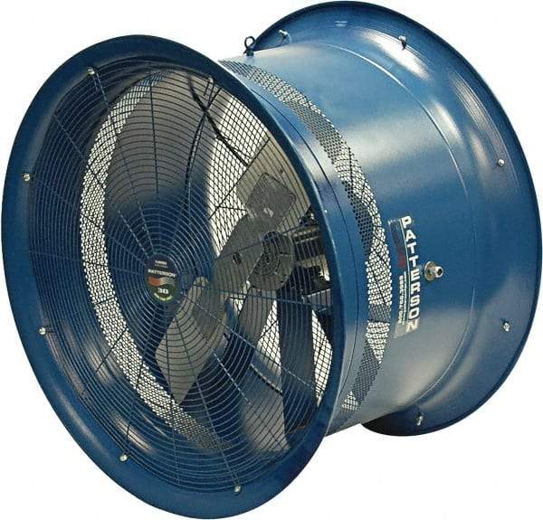 Patterson Fan - 30" Blade, 1 hp, 12,000 CFM, Industrial Circulation Fan - Suspension, 208-230/460 Volts, 1 Speed - Americas Industrial Supply