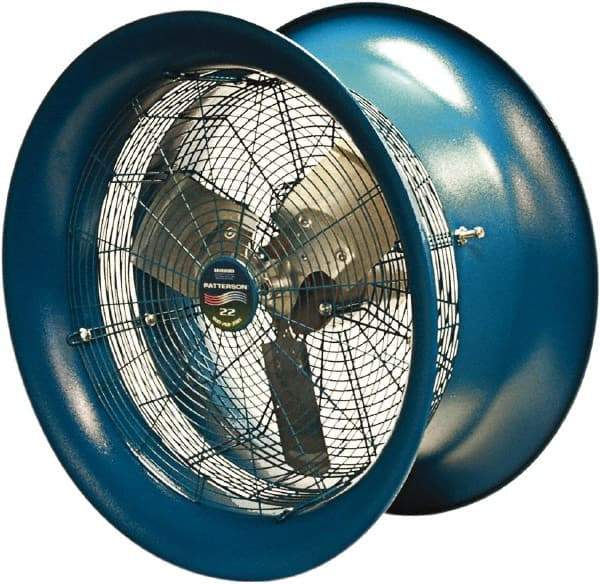 Patterson Fan - 22" Blade, 1/2 hp, 5,570 CFM, Industrial Circulation Fan - Suspension, 208-230/460 Volts, 1 Speed - Americas Industrial Supply
