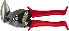 Midwest Snips - 1-1/4" Length of Cut, Right Pattern Upright Aviation Snip - 8" OAL, 24 AWG Steel Capacity - Americas Industrial Supply