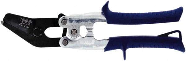 Midwest Snips - 1" Length of Cut, Straight Pattern Pipe & Duct Snip - 9-1/2" OAL, 24 AWG Steel Capacity - Americas Industrial Supply