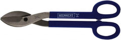 Midwest Snips - 2-1/2" Length of Cut, Straight Pattern Tinner's Snip - 16" OAL, 16 AWG Steel Capacity - Americas Industrial Supply