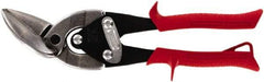 Midwest Snips - 1-1/4" Length of Cut, Left Pattern Offset Aviation Snip - 9-3/4" OAL, 18 AWG Steel Capacity - Americas Industrial Supply