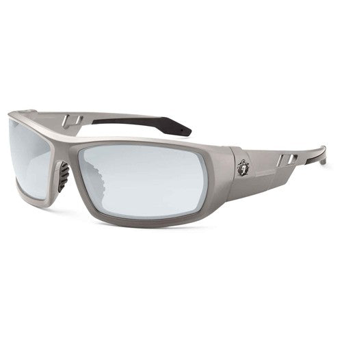 Odin In/Outdoor Lens Matte Gray Safety Glasses - Americas Industrial Supply
