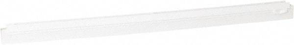 Vikan - 27.6" Polypropylene Blade Squeegee Refill - Threaded End, Double Edge, White, Polypropylene Holder, Use with 77155 - Americas Industrial Supply