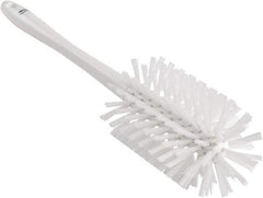Vikan - 3-1/2" Diam Polyester Bottle Brush - 17" OAL, 6-1/4" Head Length, Polypropylene Handle - Americas Industrial Supply