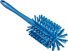 Vikan - 3-1/2" Diam Polyester Bottle Brush - 17" OAL, 6-1/4" Head Length, Polypropylene Handle - Americas Industrial Supply