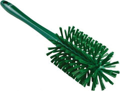 Vikan - 3-1/2" Diam Polyester Bottle Brush - 17" OAL, 6-1/4" Head Length, Polypropylene Handle - Americas Industrial Supply