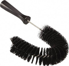 Vikan - 2-1/4" Diam Polyester Hook Brush - 15-1/2" OAL, 6-1/2" Head Length, Polypropylene Handle - Americas Industrial Supply