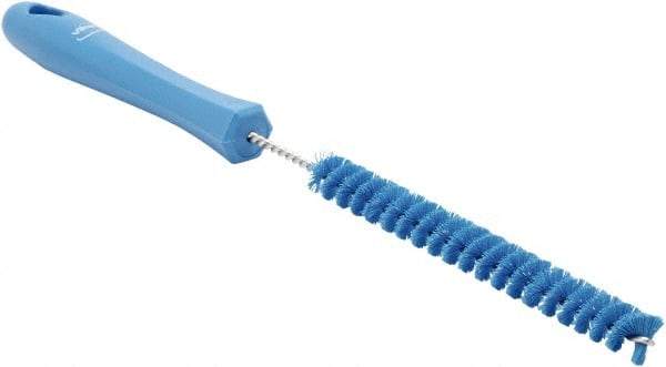 Vikan - 0.6" Diam Polyester Tube Brush - 12.2031" OAL, 6-1/2" Head Length, Polypropylene Handle - Americas Industrial Supply