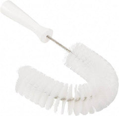 Vikan - 2-1/4" Diam Polyester Hook Brush - 15-1/2" OAL, 6-1/2" Head Length, Polypropylene Handle - Americas Industrial Supply